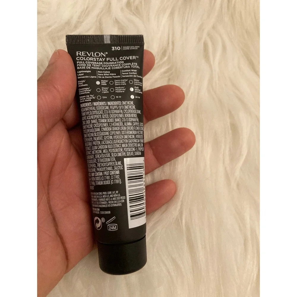 Revlon ColorStay Full Cover Foundation 310 Warm Golden 1oz Matte MAKEUP